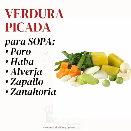Verdura Picada para Sopa